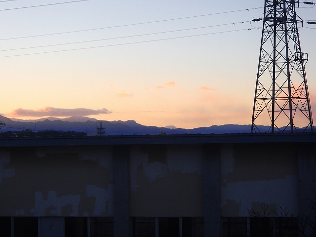2021年1月。空気が澄んでいるからでしょうか。富士山がとてもきれいに見えます。